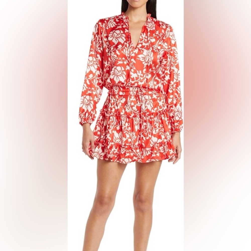 Area Stars Rosette Drop Waist Dress